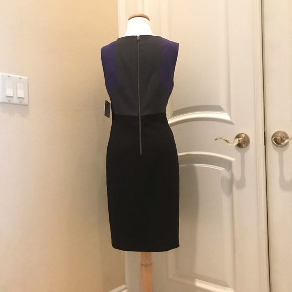 Marc New York purple/black/gray career dress - Picture 3 of 5